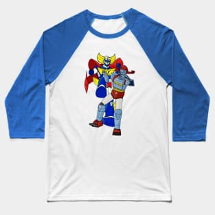 Battle of the Plamo Robots Baseball T-Shirt